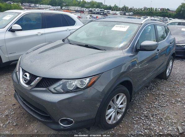 JN1BJ1CR9HW112569 2017 NISSAN ROGUE Gray Widok z przodu