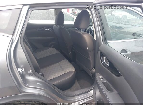 JN1BJ1CR9HW112569 2017 NISSAN ROGUE Gray Widok naklejki z numerem VIN