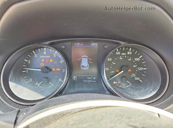 JN1BJ1CV0LW252998 2020 NISSAN ROGUE Серебряный Вид щитка приборов