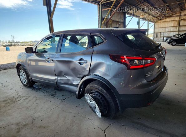 JN1BJ1CV0LW280459 2020 NISSAN ROGUE Gray Trasero izquierdo