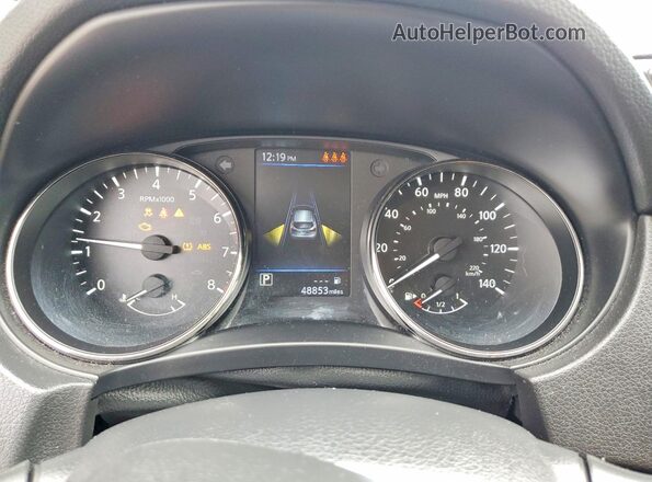 JN1BJ1CV0LW550449 2020 NISSAN ROGUE Silver ხელსაწყოთა პანელის ხედი