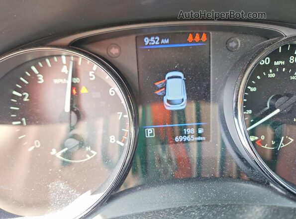 JN1BJ1CV2LW270368 2020 NISSAN ROGUE Silver Սարքավորումների վահանակի տեսք