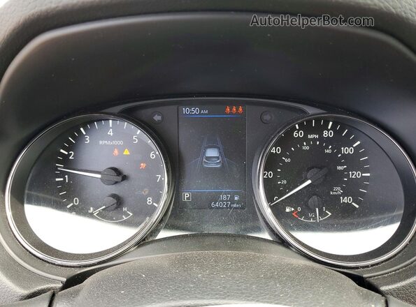 JN1BJ1CV3LW547397 2020 NISSAN ROGUE Gray Instrument cluster view