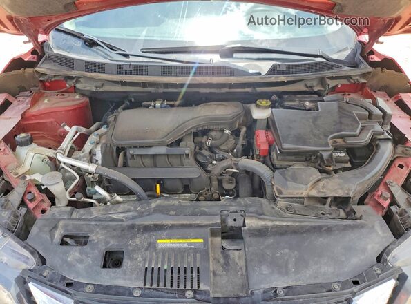 JN1BJ1CV5LW257937 2020 NISSAN ROGUE Burgundy Vista del compartimento del motor