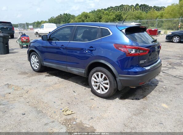 JN1BJ1CV7LW264095 2020 NISSAN ROGUE Blue Tył lewy