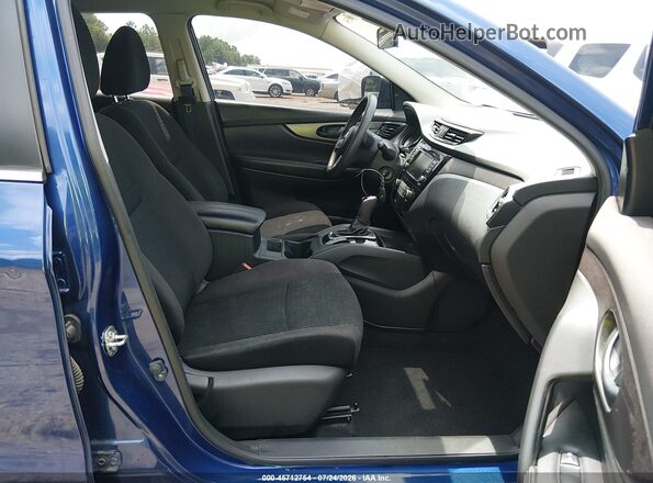 JN1BJ1CV7LW264095 2020 NISSAN ROGUE Blue Widok wnętrza z przodu