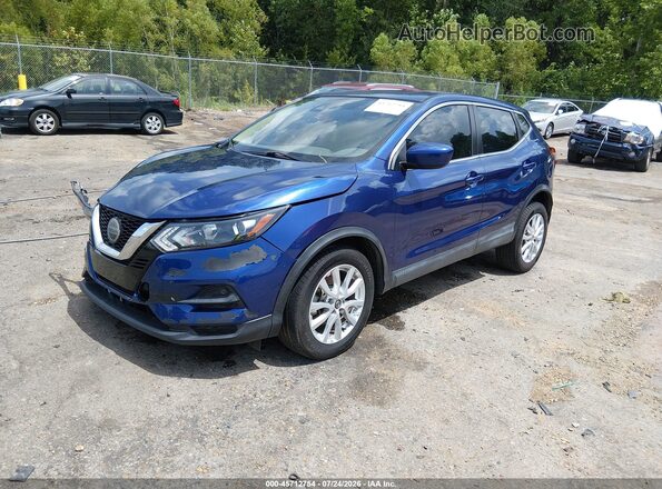 JN1BJ1CV7LW264095 2020 NISSAN ROGUE Blue Przód lewy