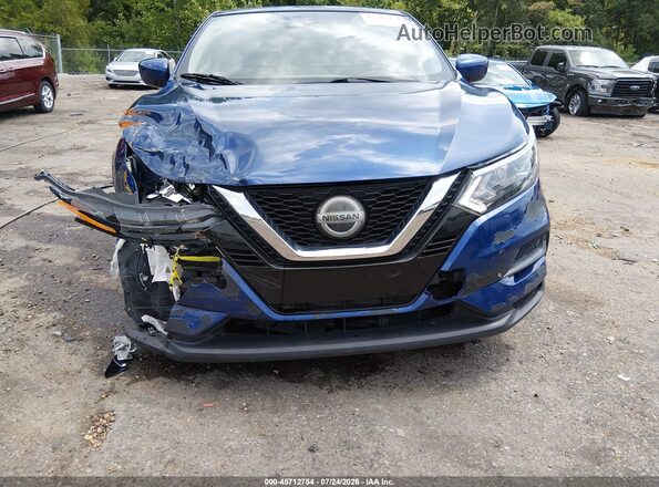 JN1BJ1CV7LW264095 2020 NISSAN ROGUE Blue Widok z przodu