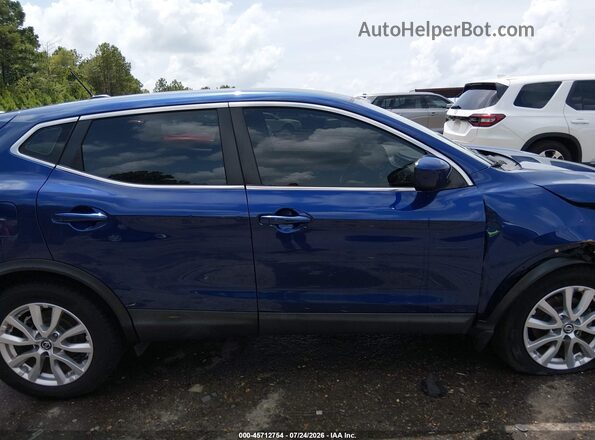 JN1BJ1CV7LW264095 2020 NISSAN ROGUE Blue Widok wnętrza z tyłu