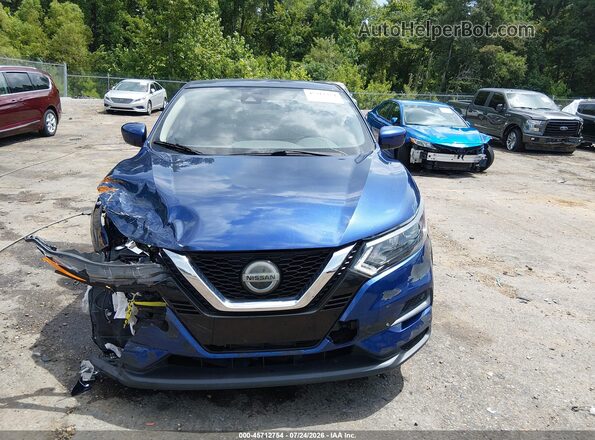 JN1BJ1CV7LW264095 2020 NISSAN ROGUE Blue Widok zestawu wskaźników