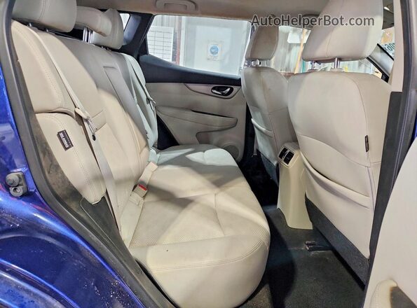 JN1BJ1CV7LW264906 2020 NISSAN ROGUE Синий Вид задней части салона