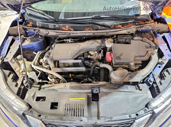 JN1BJ1CV7LW264906 2020 NISSAN ROGUE Синий Вид подкапотного пространства