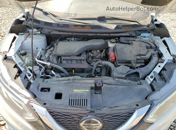 JN1BJ1CV7MW315919 2021 NISSAN ROGUE White Vista del compartimento del motor