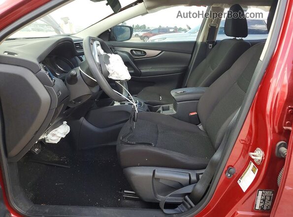 JN1BJ1CVXLW277357 2020 NISSAN ROGUE Red Widok wnętrza z przodu