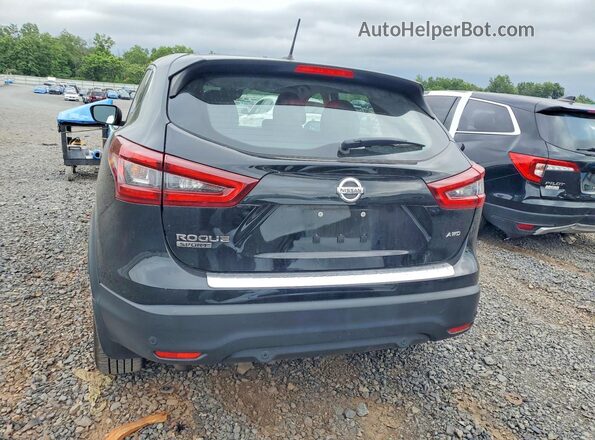 JN1BJ1CW1LW375654 2020 NISSAN ROGUE Black Հետևի տեսք
