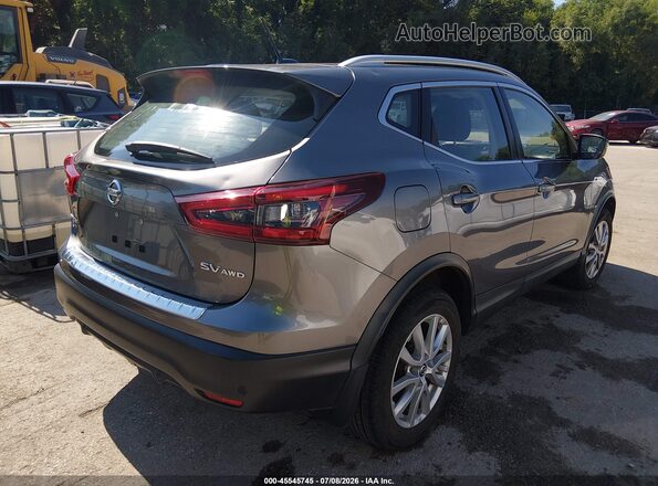 JN1BJ1CW2LW386694 2020 NISSAN ROGUE Серый Задняя правая четверть