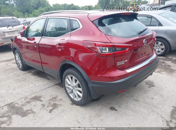 JN1BJ1CW2LW386887 2020 NISSAN ROGUE Red უკანა მარცხენა