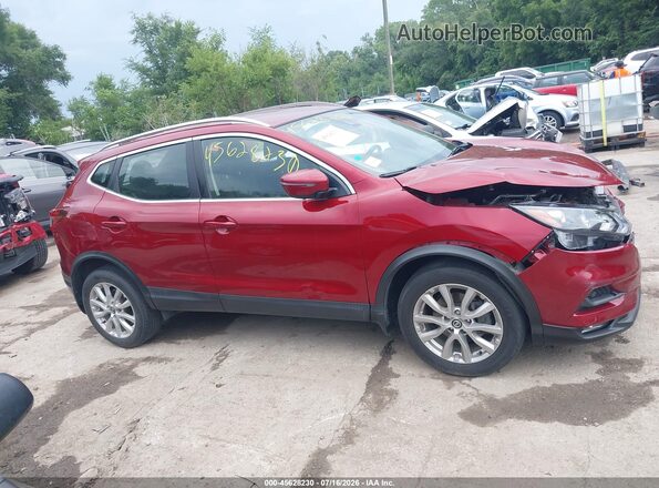 JN1BJ1CW2LW386887 2020 NISSAN ROGUE Red სალონის 360-გრადუსიანი ხედი