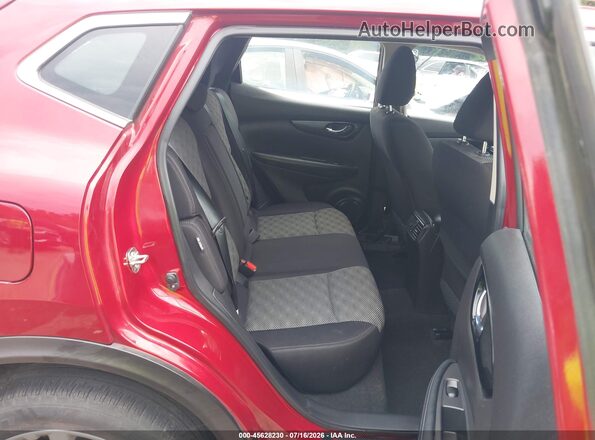 JN1BJ1CW2LW386887 2020 NISSAN ROGUE Red VIN კოდის სტიკერის ხედი