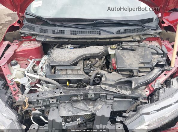 JN1BJ1CW2LW386887 2020 NISSAN ROGUE Red უკანა ხედი