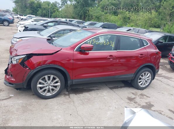JN1BJ1CW2LW386887 2020 NISSAN ROGUE Red 