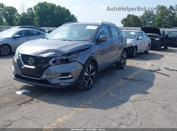 JN1BJ1CW3LW388180 2020 NISSAN ROGUE Gray Vista tres cuartos delantera izquierda