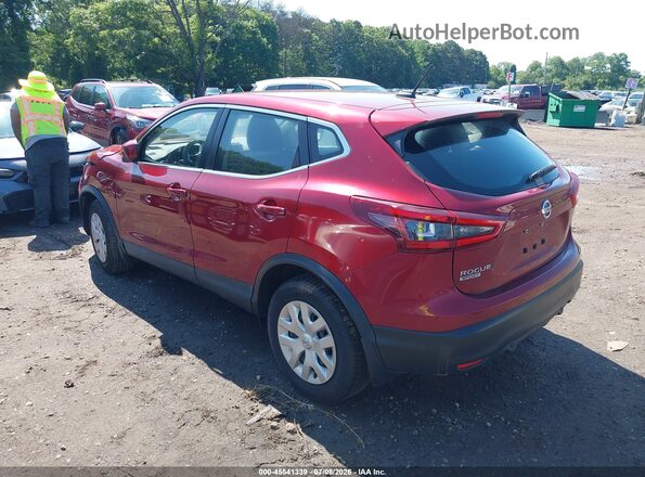 JN1BJ1CW3LW390799 2020 NISSAN ROGUE Красный Задняя левая четверть