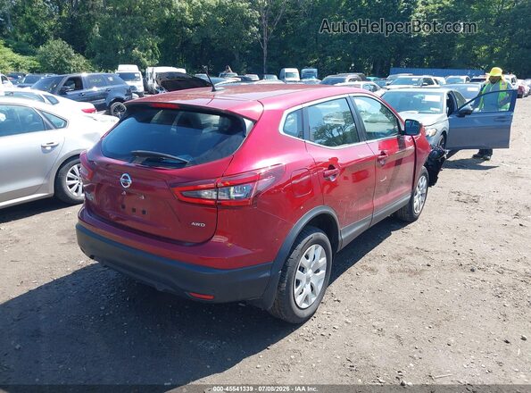 JN1BJ1CW3LW390799 2020 NISSAN ROGUE Красный Задняя правая четверть