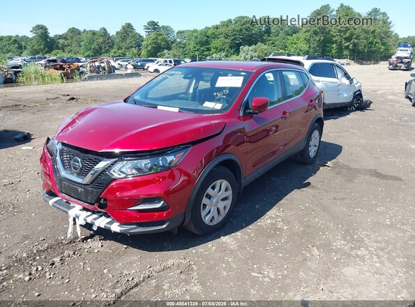 JN1BJ1CW3LW390799 2020 NISSAN ROGUE Красный Передняя левая четверть