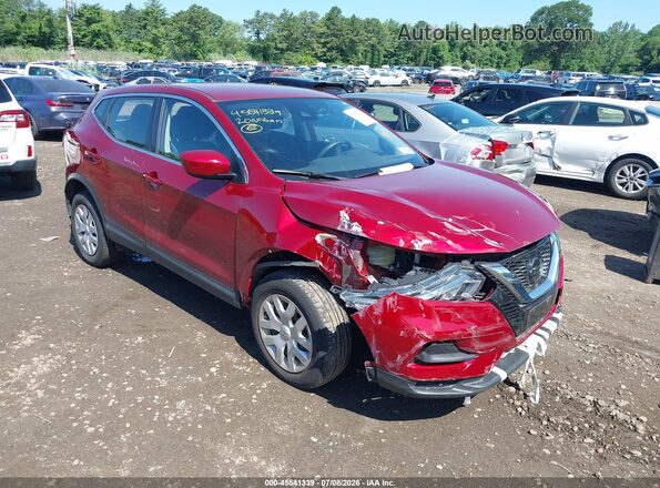 JN1BJ1CW3LW390799 2020 NISSAN ROGUE Красный Вид спереди