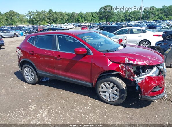 JN1BJ1CW3LW390799 2020 NISSAN ROGUE Красный Вид задней части салона