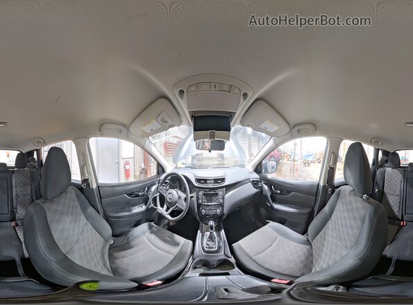 JN1BJ1CW4LW369363 2020 NISSAN ROGUE Charcoal VIN კოდის სტიკერის ხედი