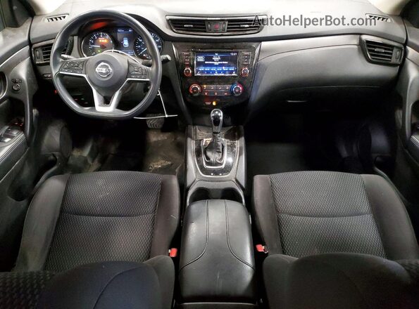 JN1BJ1CW4LW374059 2020 NISSAN ROGUE Black Dashboard view
