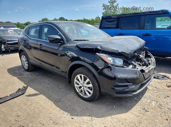 JN1BJ1CW4LW640924 2020 NISSAN ROGUE Черный Передняя правая четверть