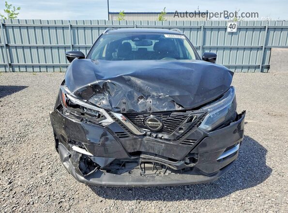JN1BJ1CW7LW395083 2020 NISSAN ROGUE Black Դիմացի տեսք