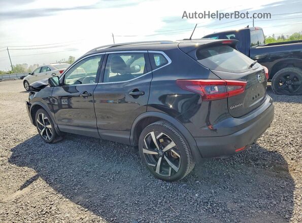JN1BJ1CW7LW395083 2020 NISSAN ROGUE Black Հետևի ձախ