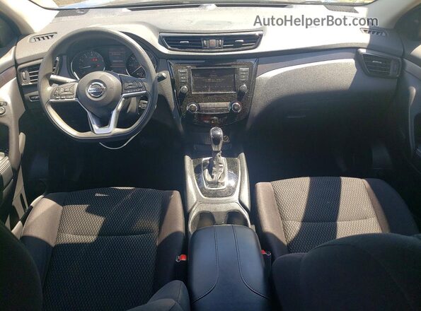 JN1BJ1CW8LW375151 2020 NISSAN ROGUE Blue წინა პანელის ხედი