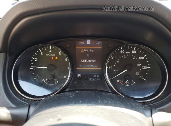 JN1BJ1CWXLW643326 2020 NISSAN ROGUE Gray Instrument cluster view