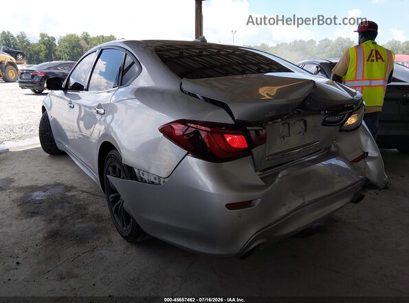 JN1BY1AP1GM220384 2016 INFINITI Q70 Silver Rear left