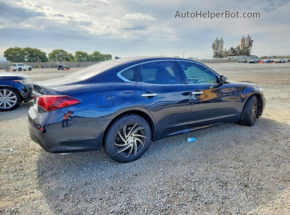 JN1BY1AP2JM180257 2018 INFINITI Q70 Blue Tył prawy