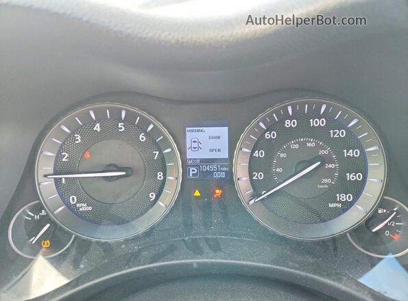 JN1BY1AP2JM180257 2018 INFINITI Q70 Blue Widok zestawu wskaźników