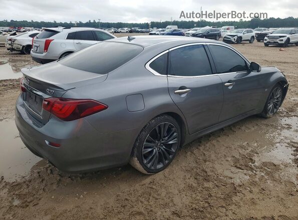 JN1BY1AP3JM180882 2018 INFINITI Q70 Gray Rear right