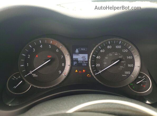 JN1BY1AP3JM180882 2018 INFINITI Q70 Gray Instrument cluster view