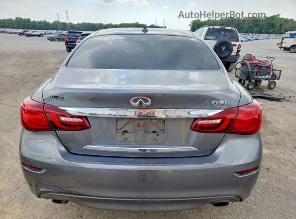 JN1BY1AP9HM740348 2017 INFINITI Q70 Gray Widok z tyłu