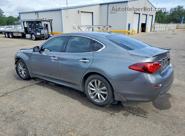 JN1BY1AP9KM505178 2019 INFINITI Q70 Gray Հետևի ձախ