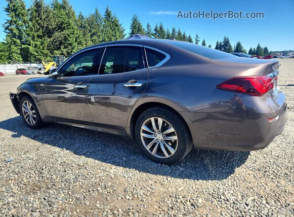 JN1BY1AR2JM220175 2018 INFINITI Q70 Brown Rear left