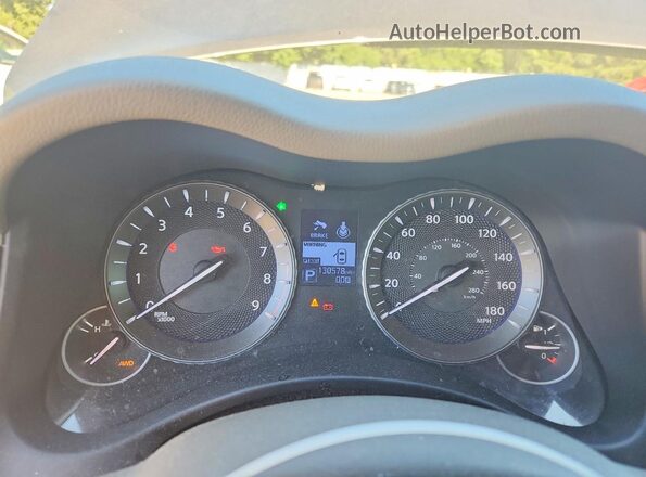 JN1BY1AR2JM220175 2018 INFINITI Q70 Brown Instrument cluster view