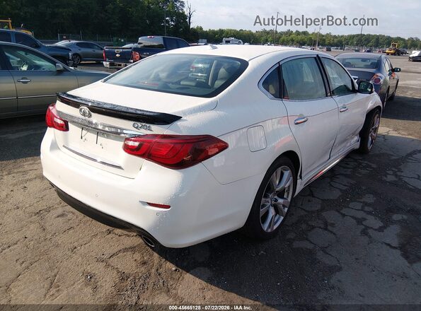 JN1BY1PP2KM685045 2019 INFINITI Q70L White Հետևի աջ