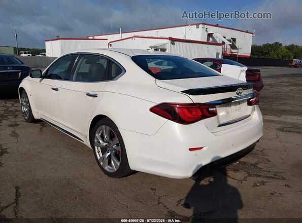 JN1BY1PP2KM685045 2019 INFINITI Q70L White Հետևի ձախ