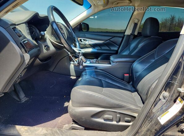 JN1BY1PR0GM720643 2016 INFINITI Q70L Синий Вид салона спереди